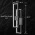 Imola Modern LED Wall Sconce Rectangle  Flush Mount Wall Light